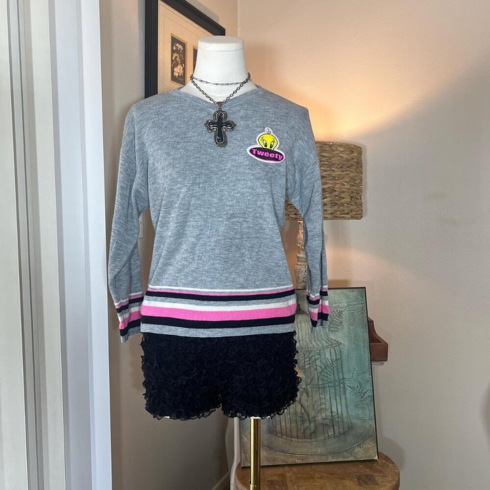 Vintage Tweety Bird Knit Sweater